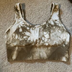 Tie dye sports bra